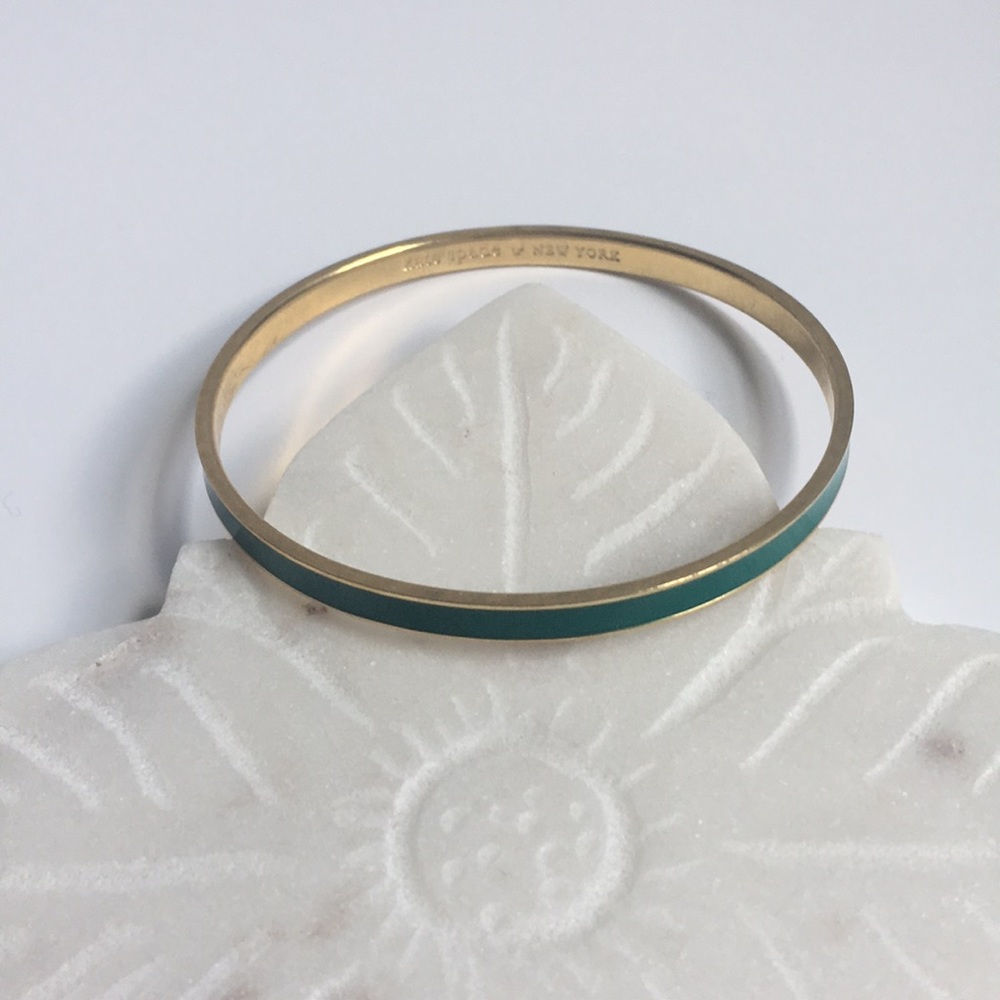 Kate spade “I’m fine leather” bangle